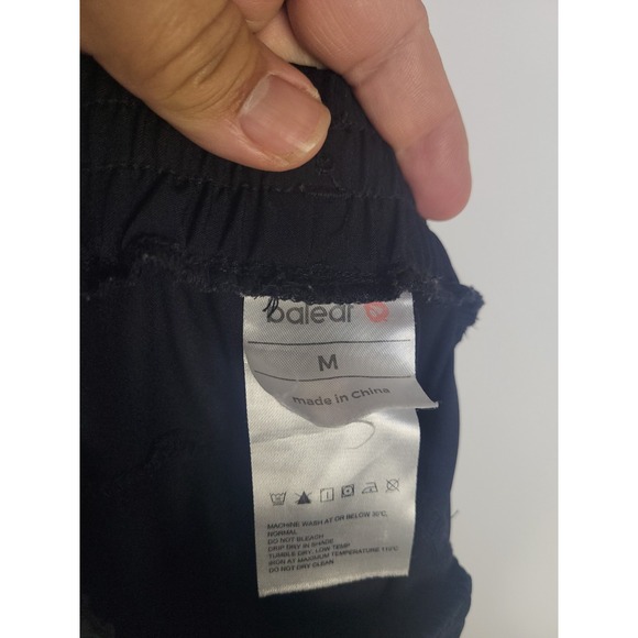 Balear Women's Black Athletic Jogger Shorts Size M | Stretch Performance Activew - Picture 8 of 10